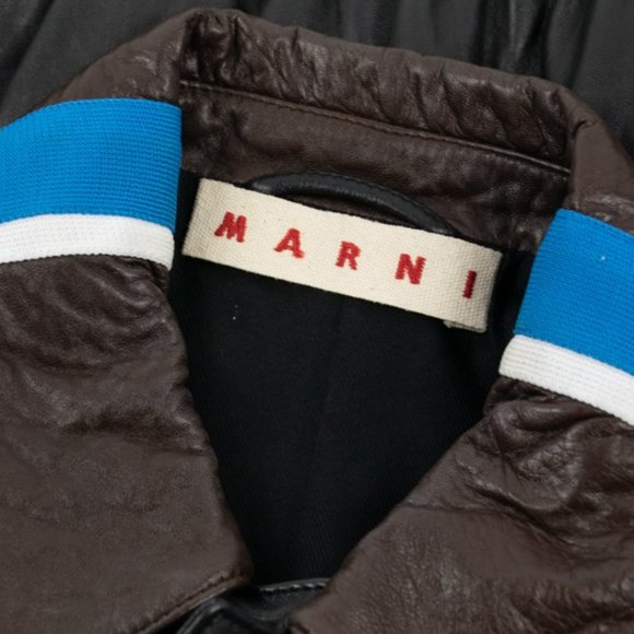 Marni Leather Flight Jacket - Picture 2 of 7